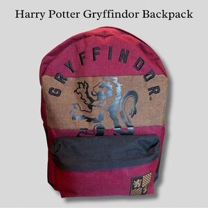 Harry Potter Gryffindor Color Block Backpack with Laptop Sleeve